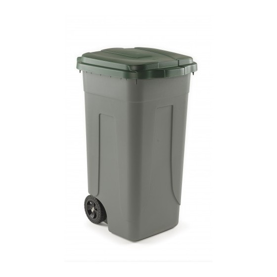 Coș gunoi cu capac verde, model AV 4682, Forcar